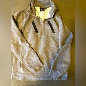 ARMANI EXCHANGE Half Zip Sweatshirt very good condition